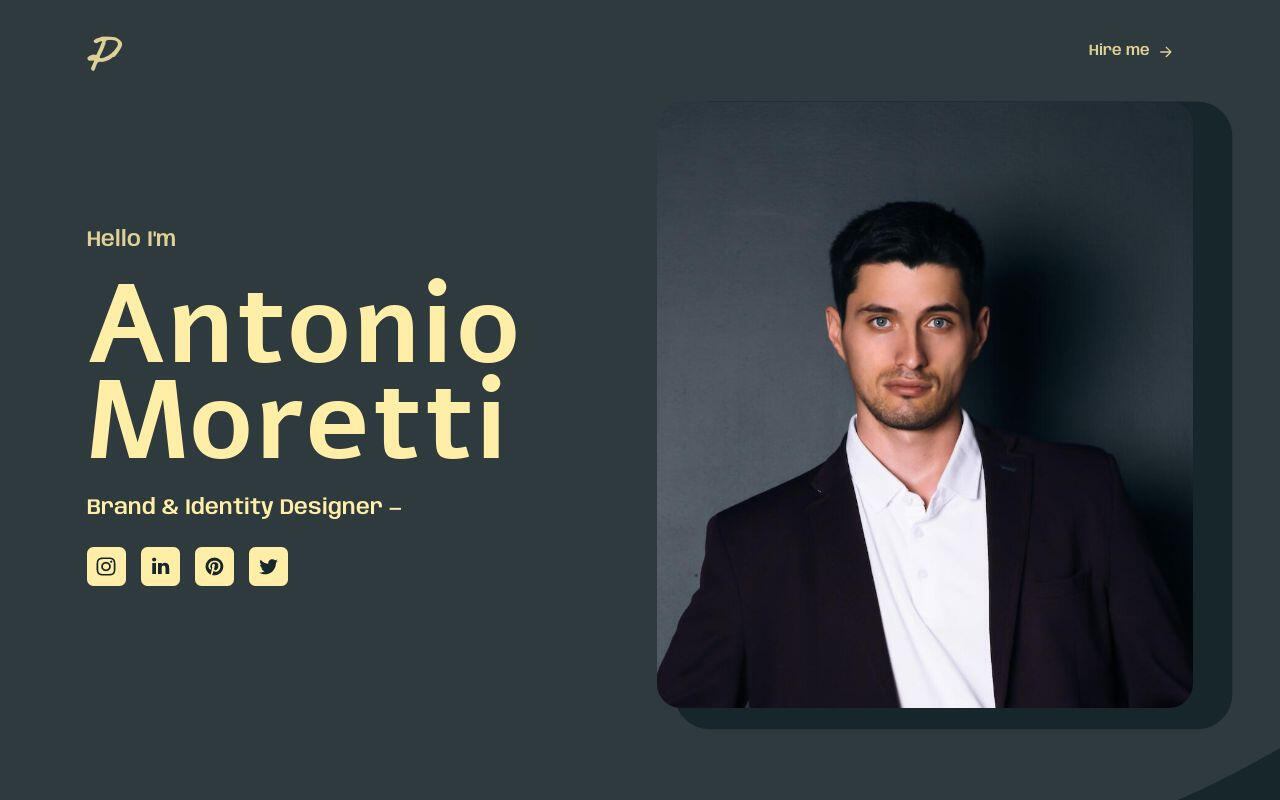 Portfolio template