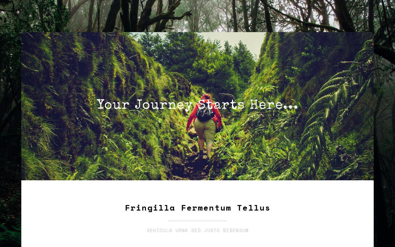 Personal website template