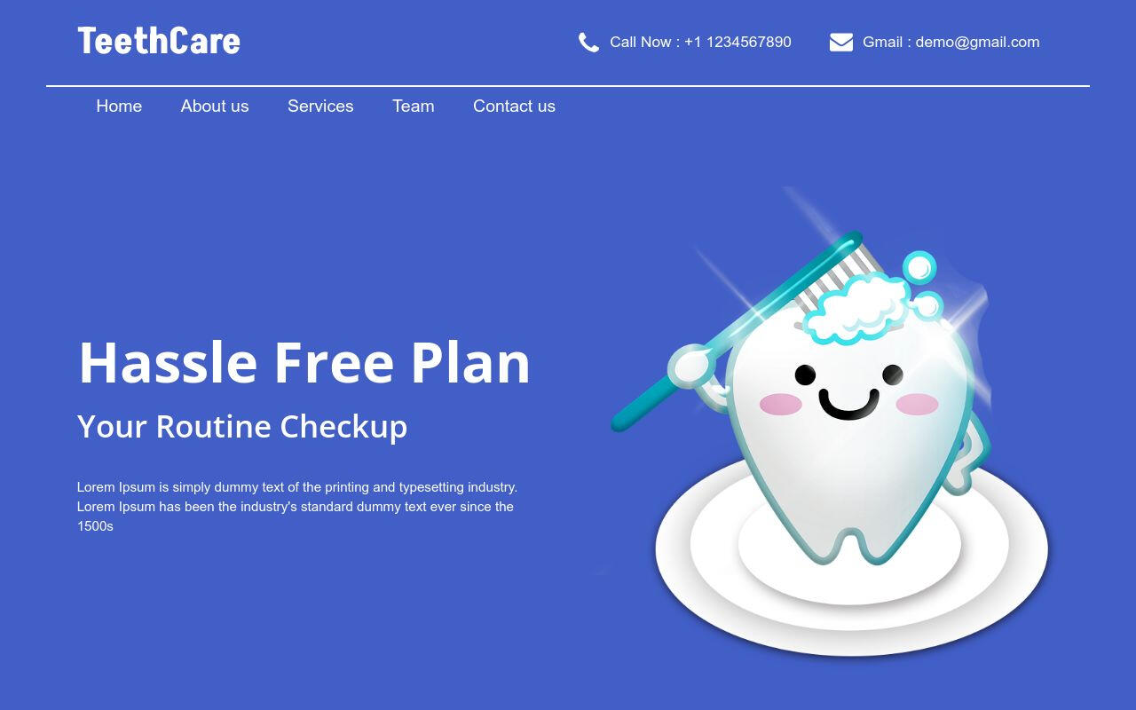 Dental Clinic template