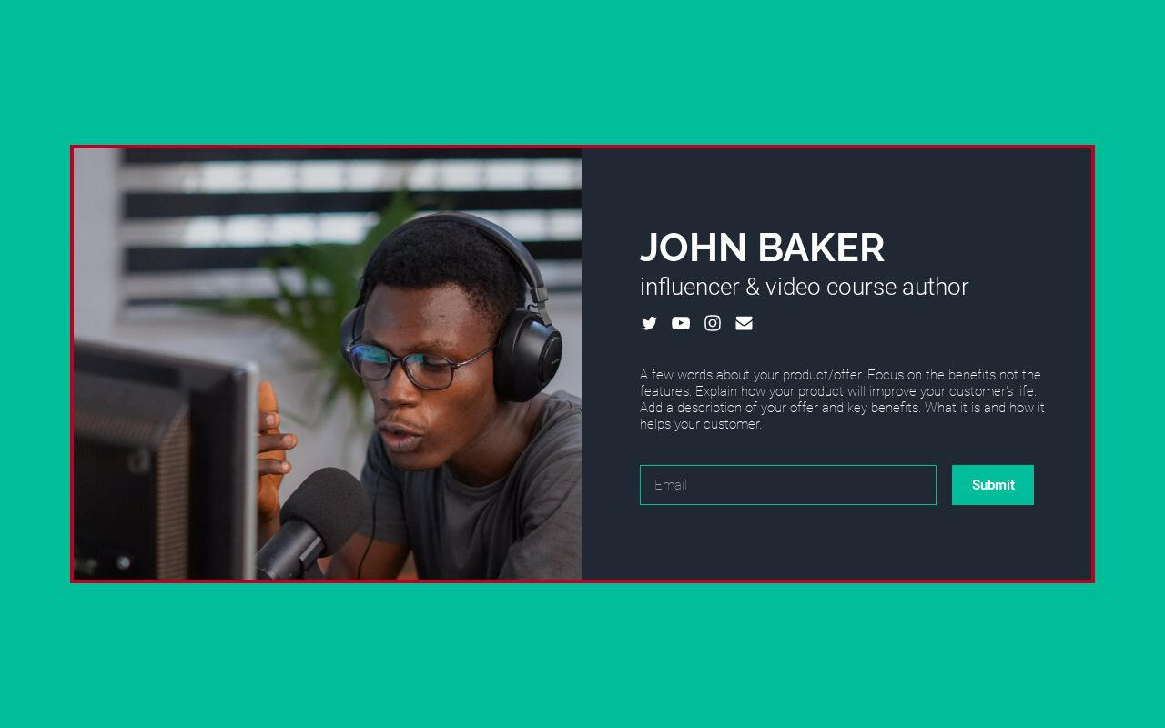 John Baker template