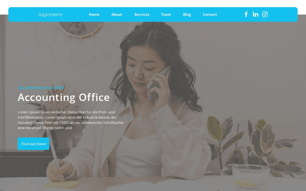 Accounting busines template