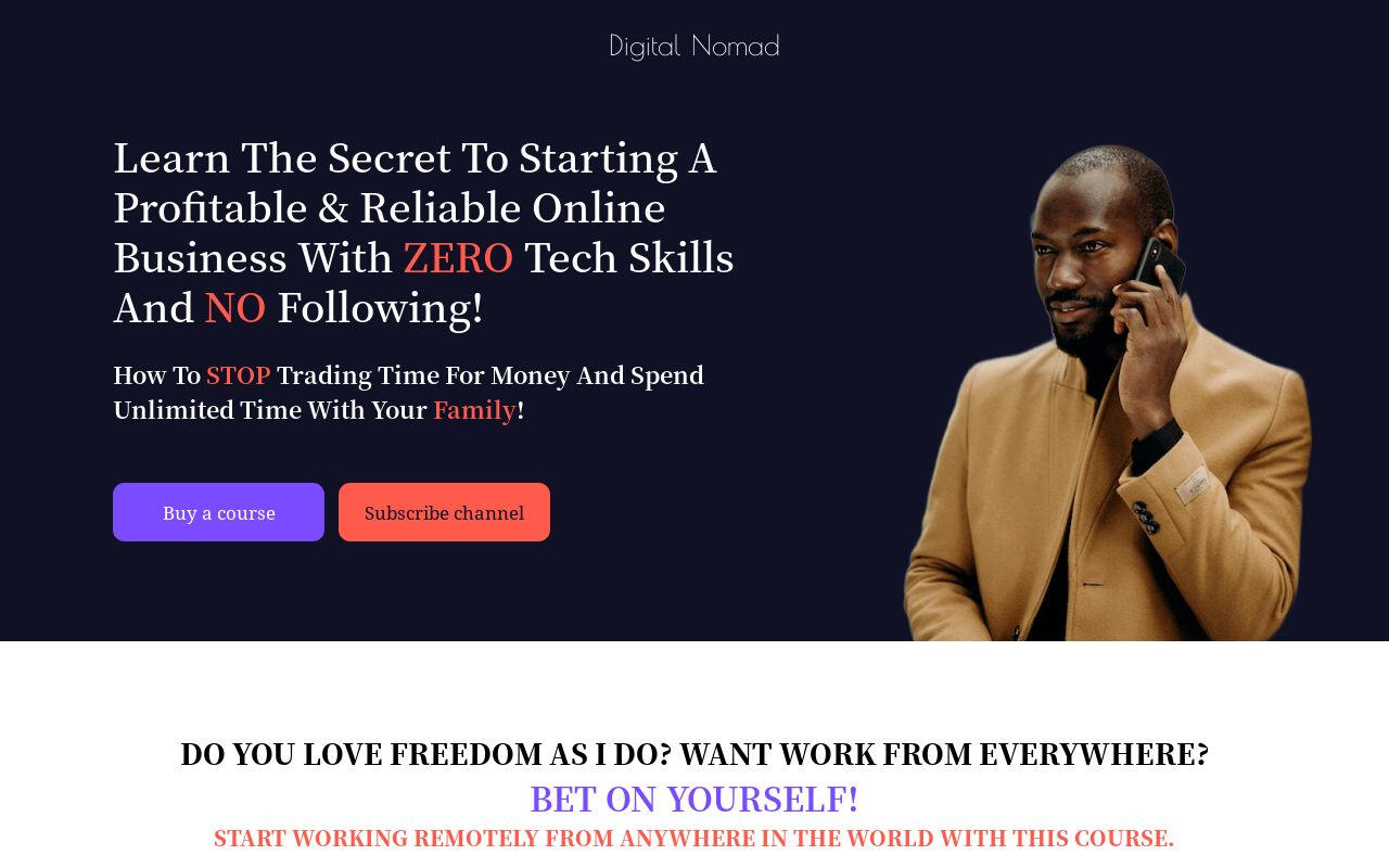Temo video course template