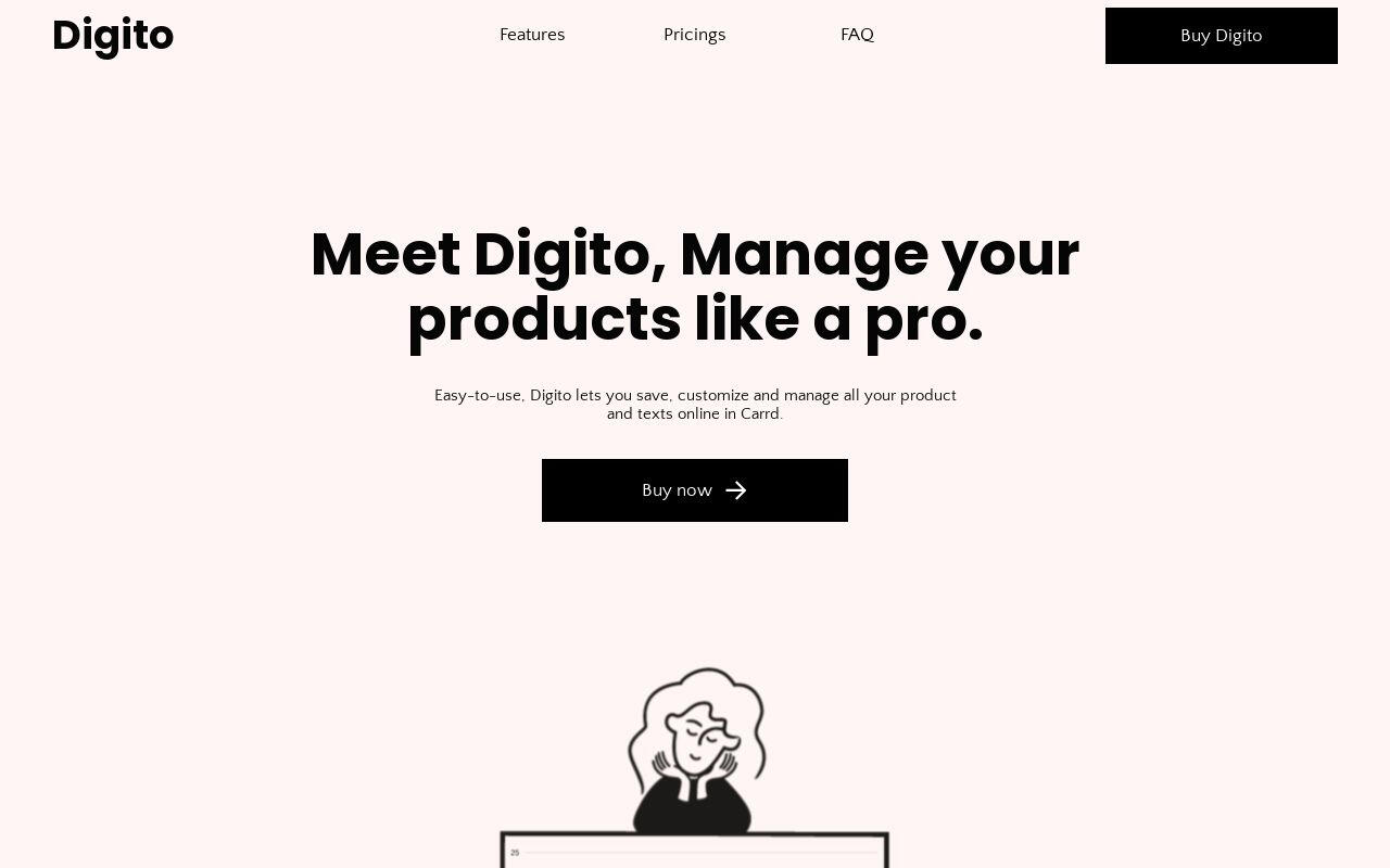 Digito carrd template