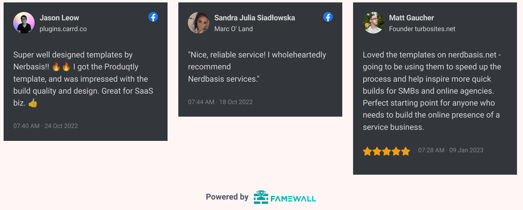 Feedback from Clients