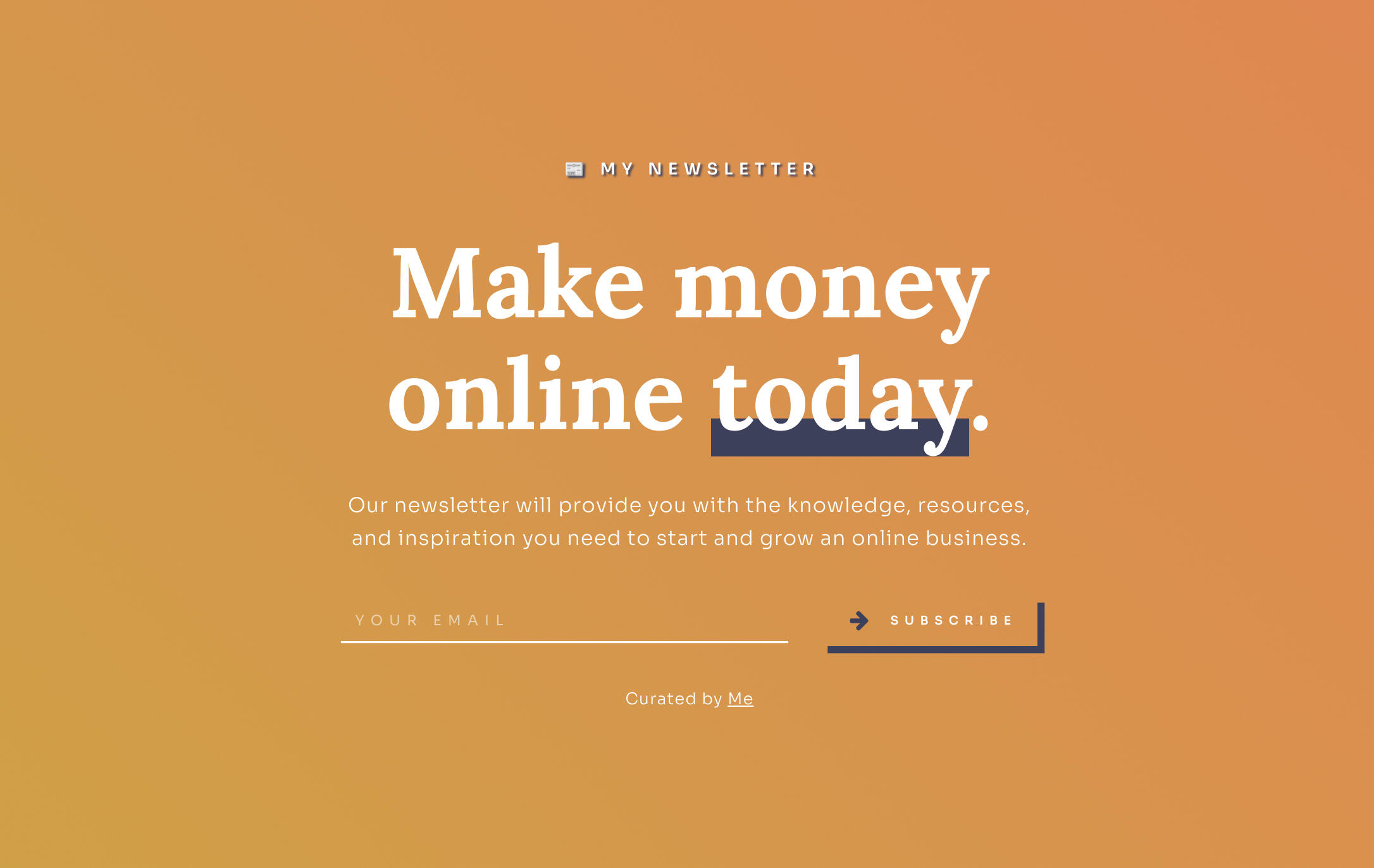 Make Money Newsletter