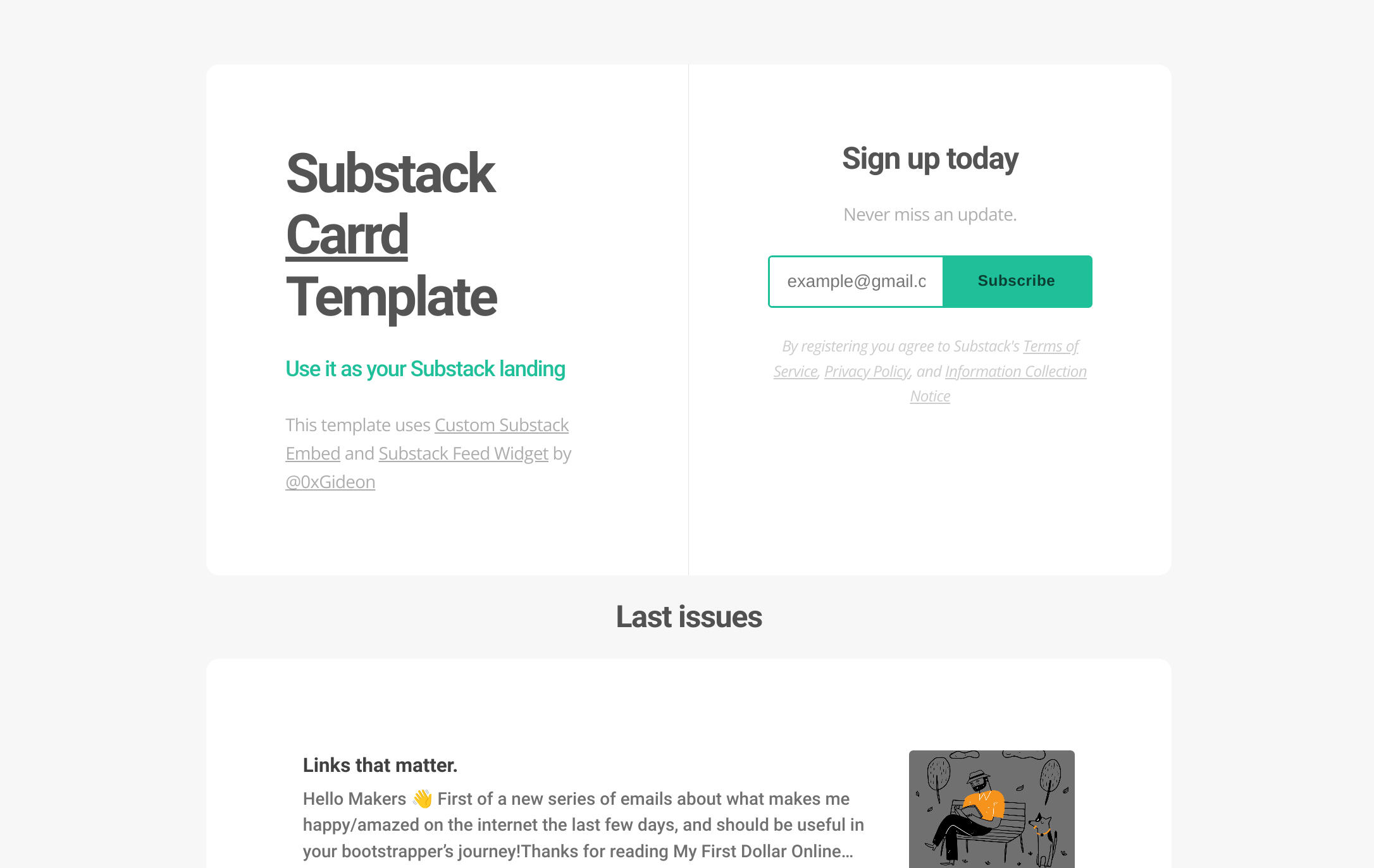 Substack Newsletter