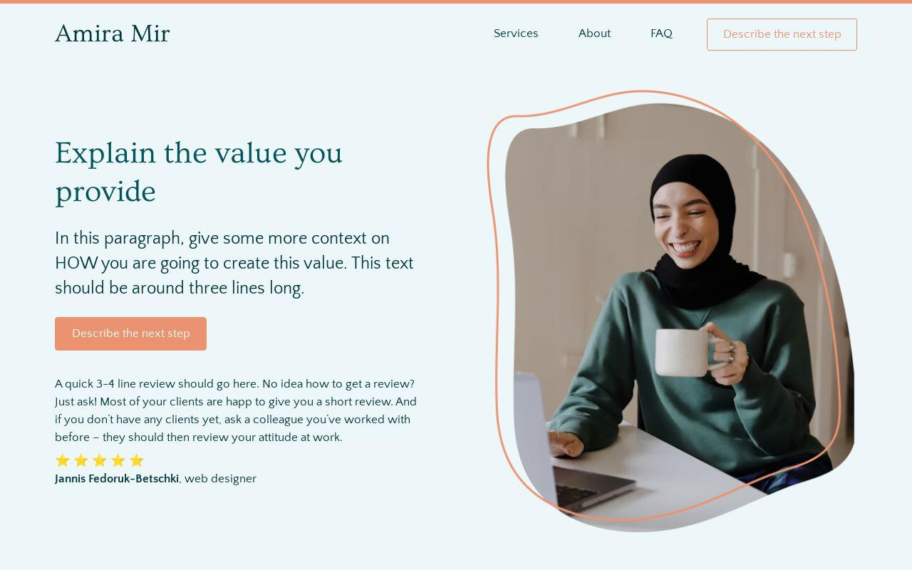 Calgary – Carrd Template
