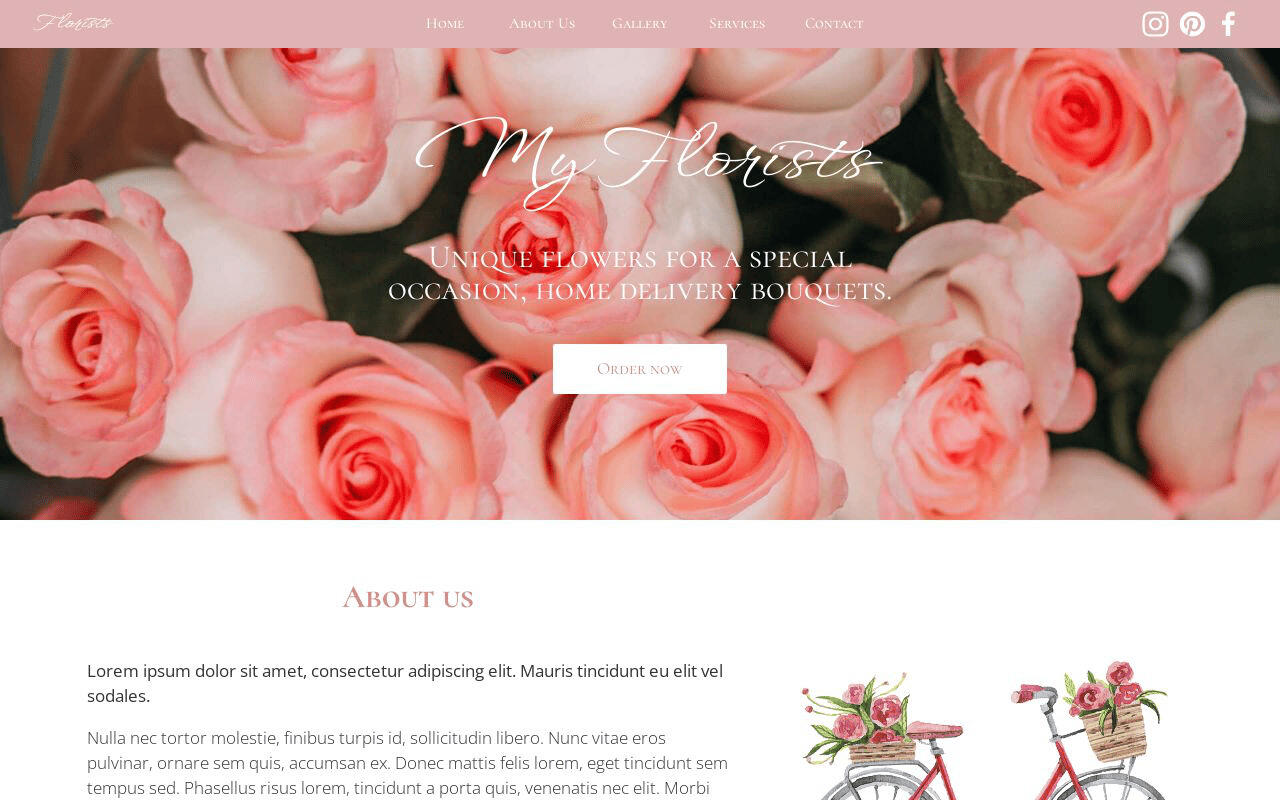 Florists template